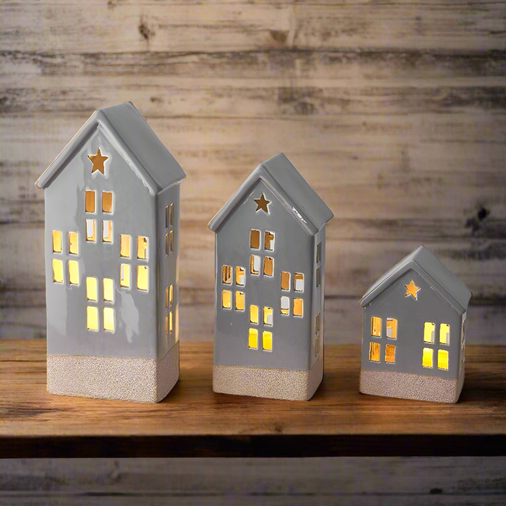 Grey Light Up House