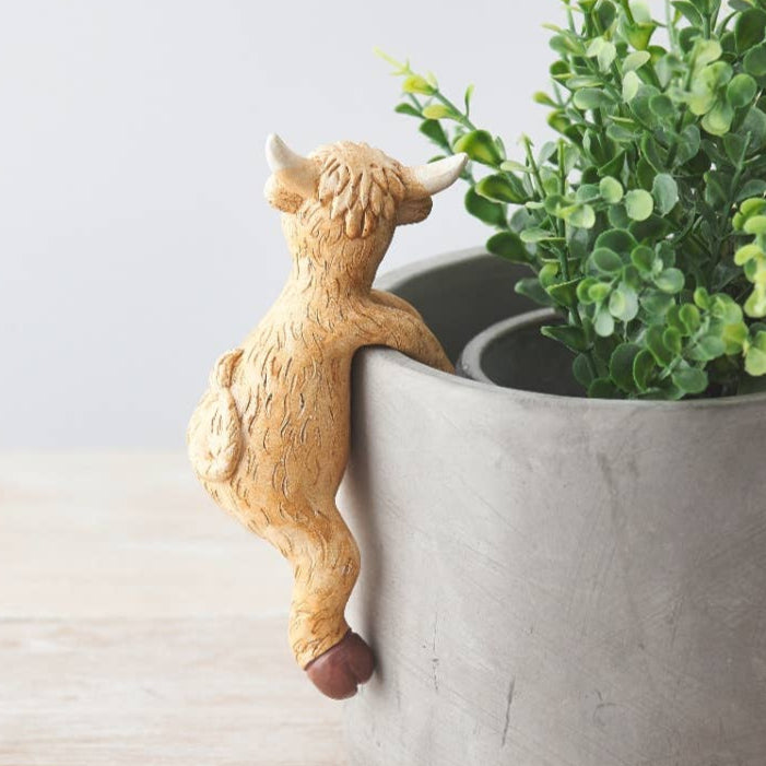 Highland Cow Pot Pal