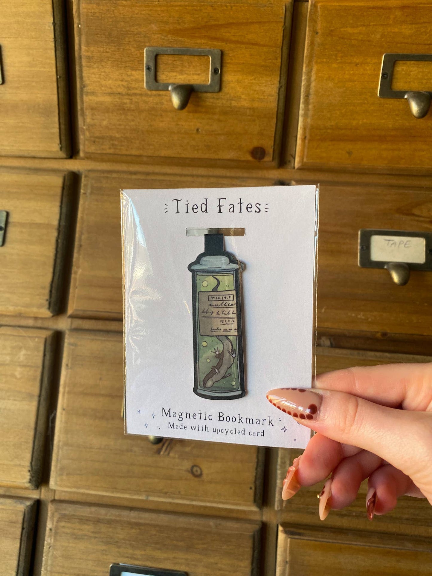 Oddity Jar Magnetic Bookmark - Preserved Curiosity Edition