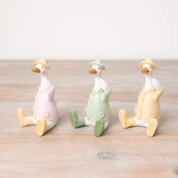 Green Sitting Duck, 11cm