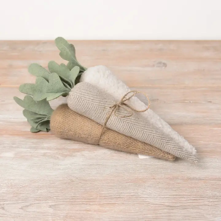 Fabric Carrot Bundle, 33cm