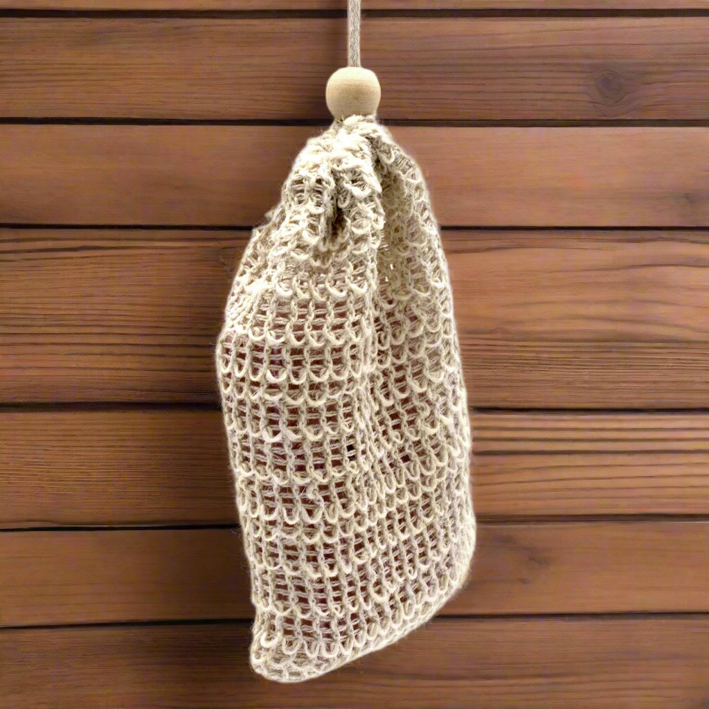 Nature Soap Bag - Washed Jute