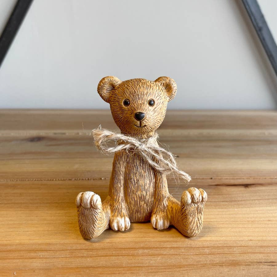 Bear With Bow, 8.5cm