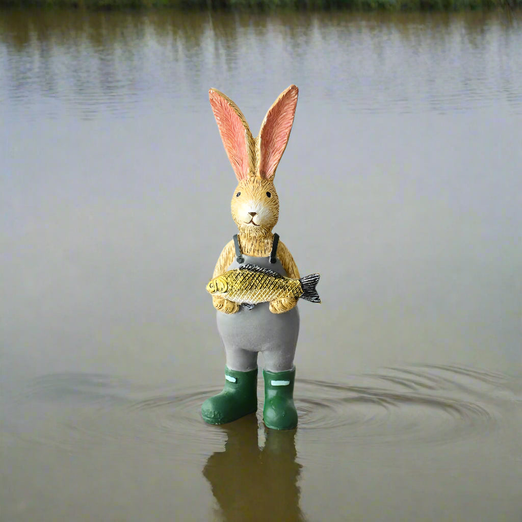 Jasper Rabbit Gone Fishing