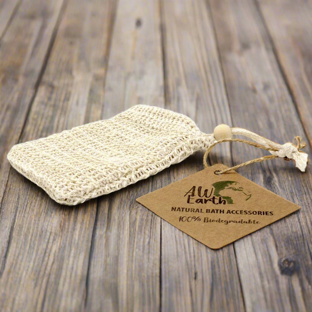 Nature Soap Bag - Washed Jute