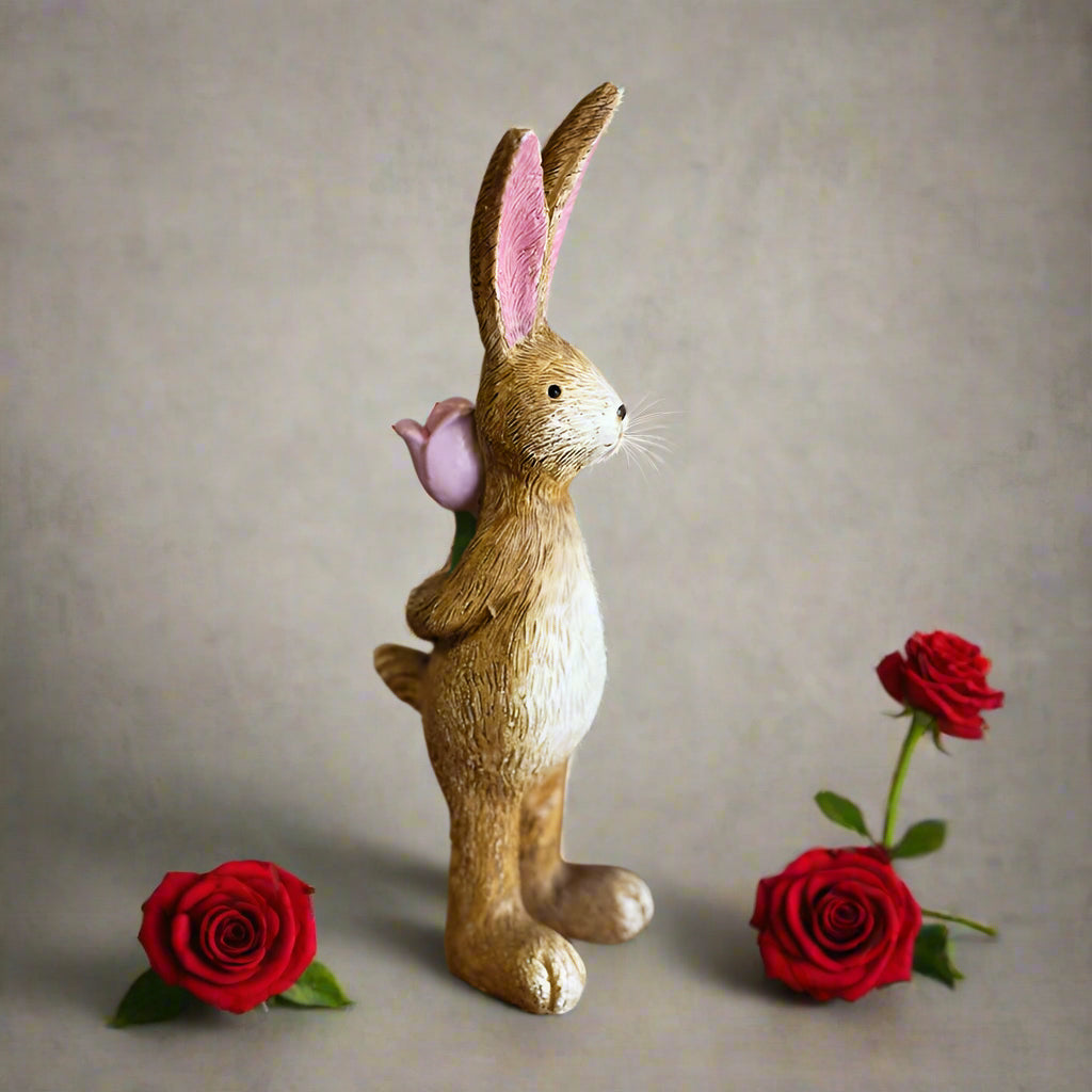 Jasper Rabbit With Rose