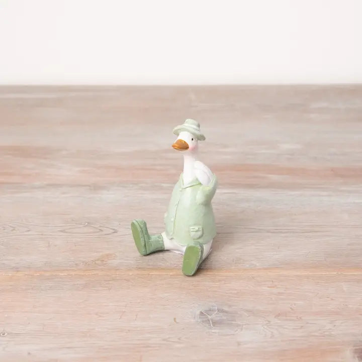 Green Sitting Duck, 11cm