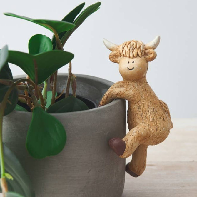 Highland Cow Pot Pal