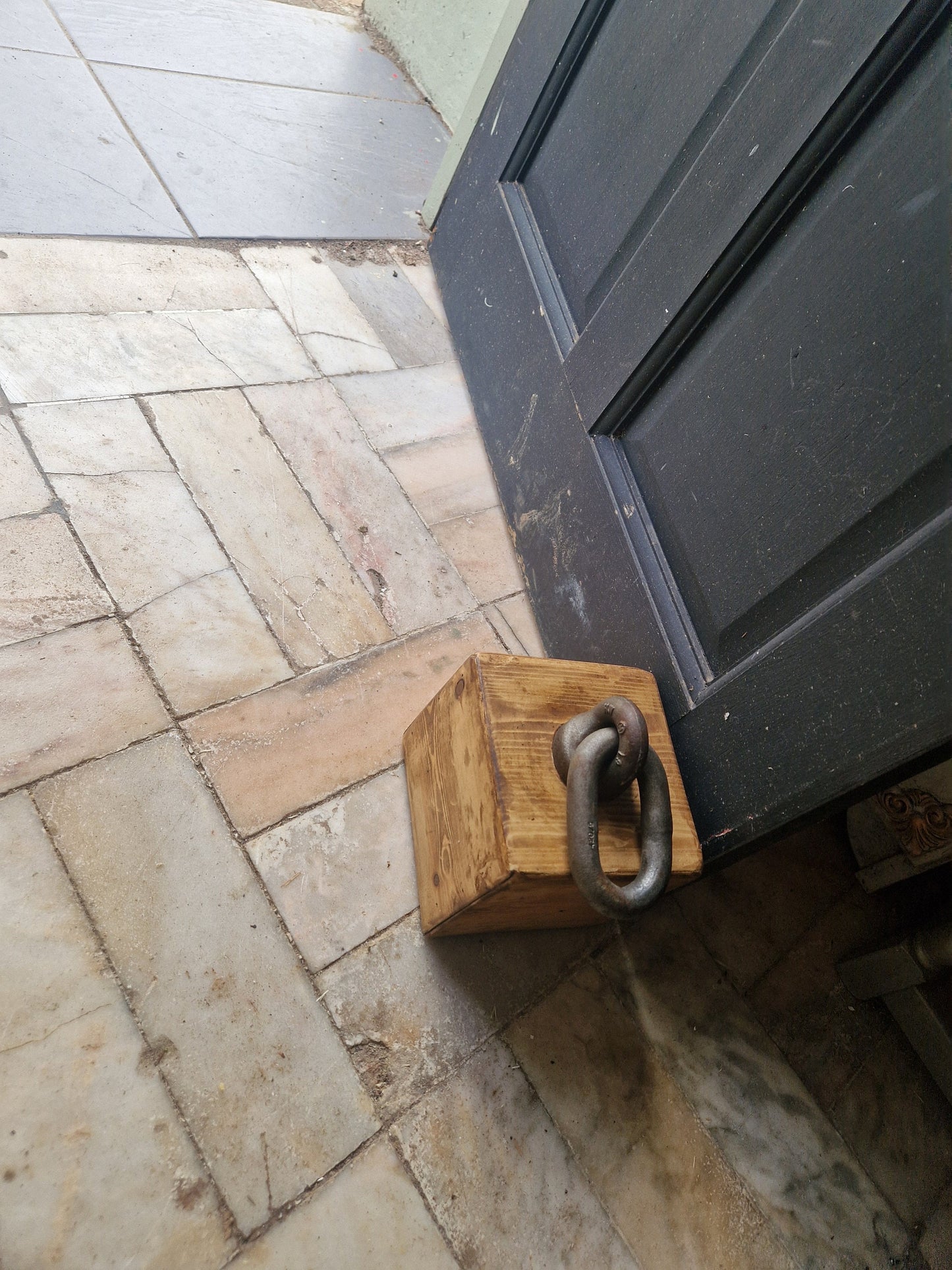 Weighted Wooden Door Stop - 5KG