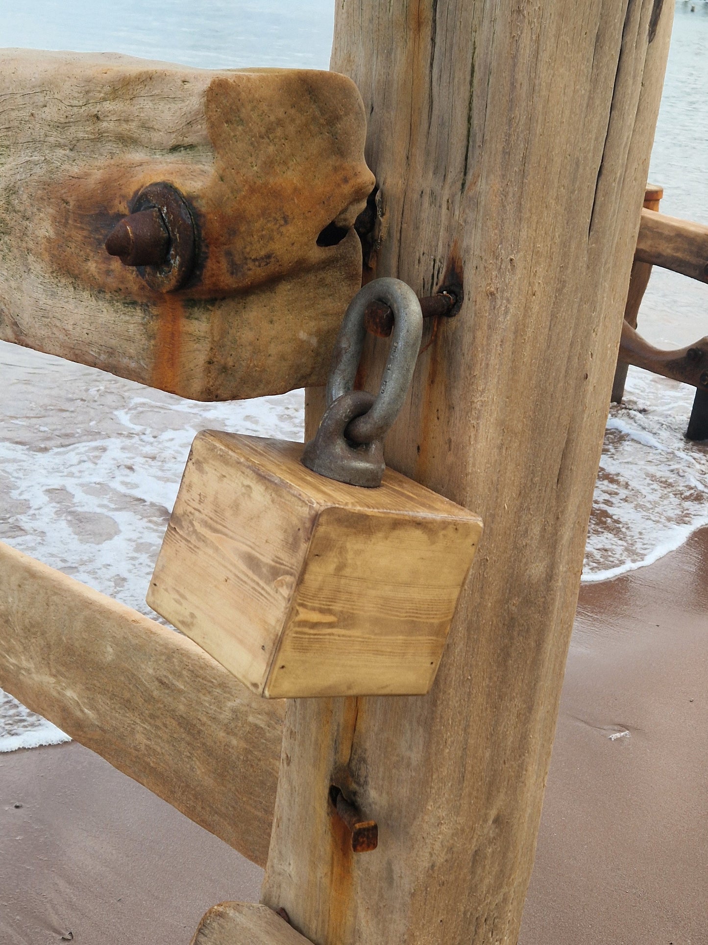 Weighted Wooden Door Stop - 5KG