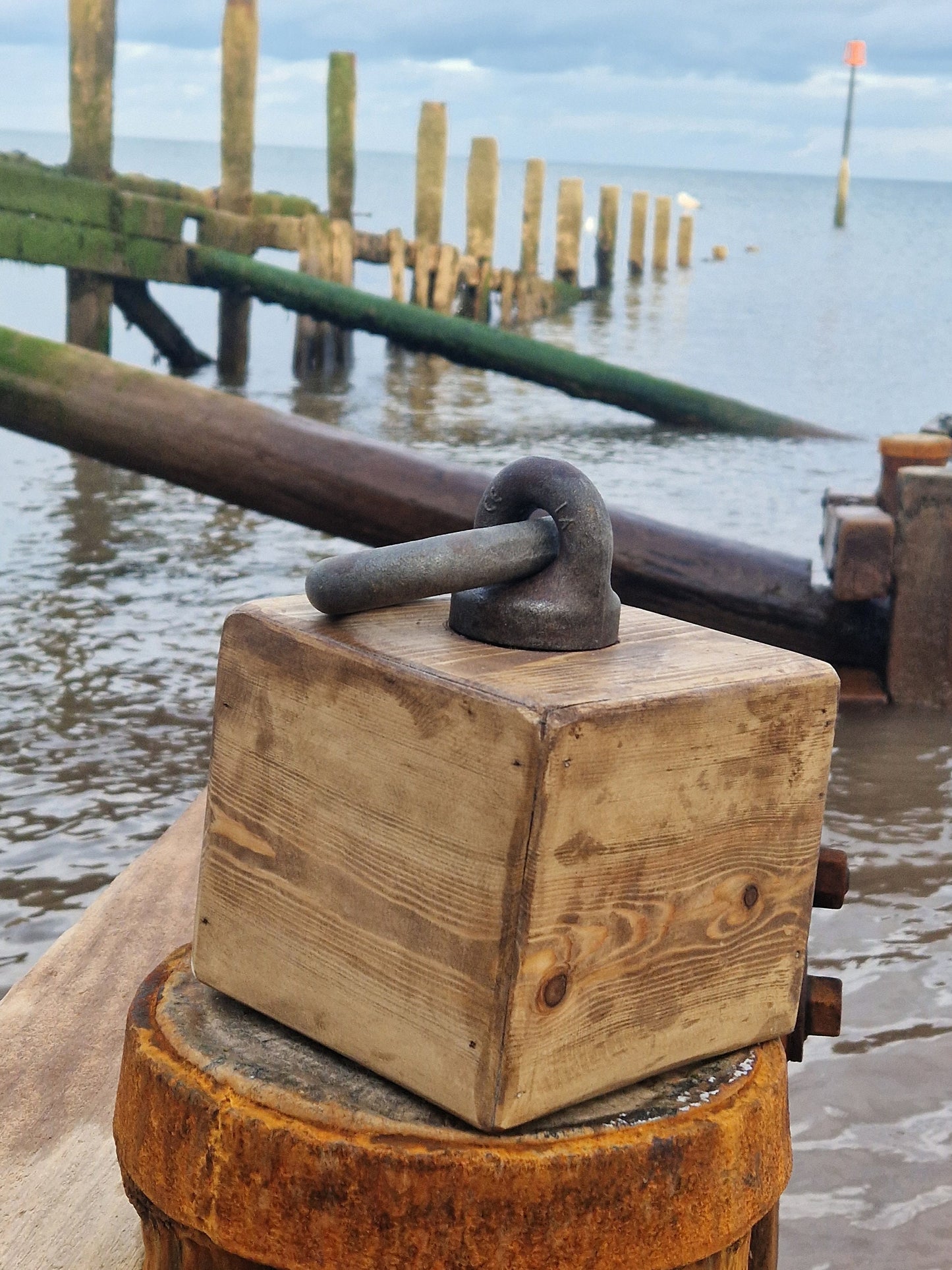 Weighted Wooden Door Stop - 5KG