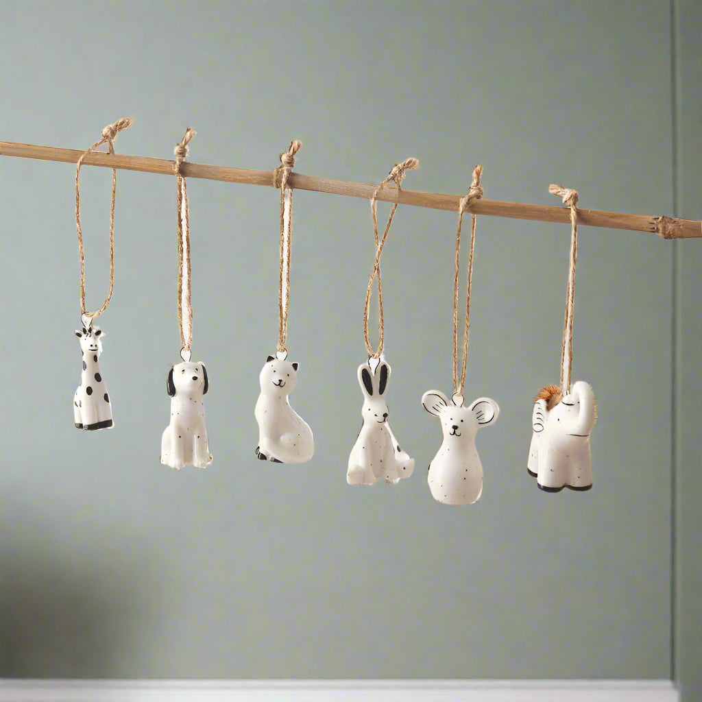 Porcelain Giraffe Hanging Decoration