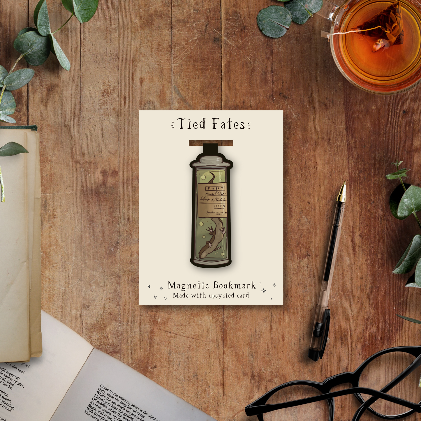 Oddity Jar Magnetic Bookmark - Preserved Curiosity Edition