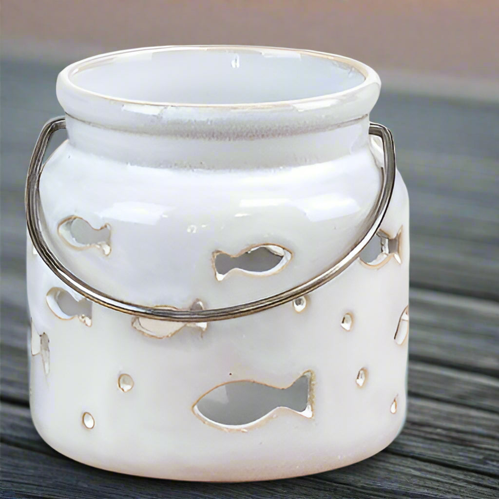 Cut out Fish Candle Cup Holder