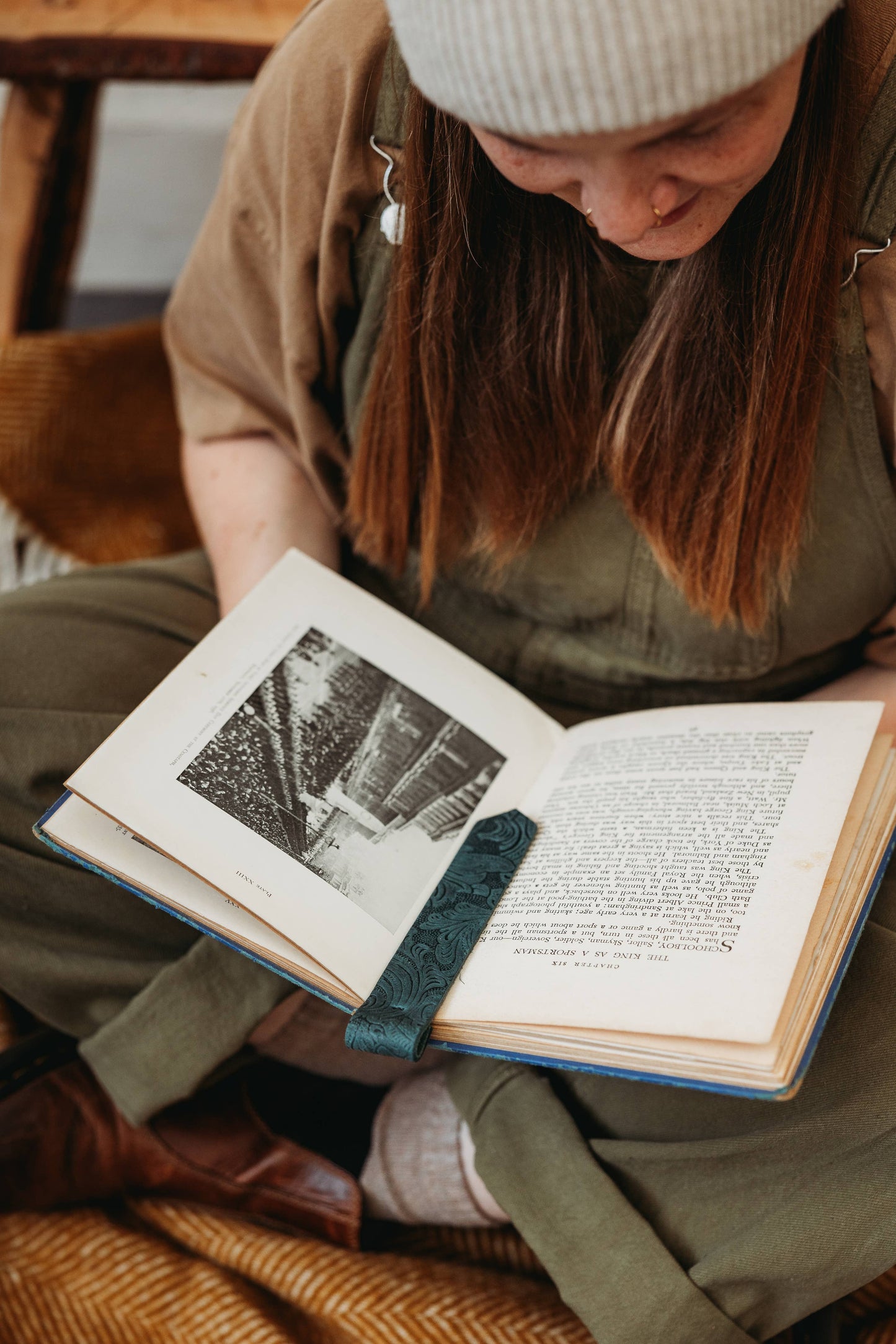 Botanical Leather Bookmarks