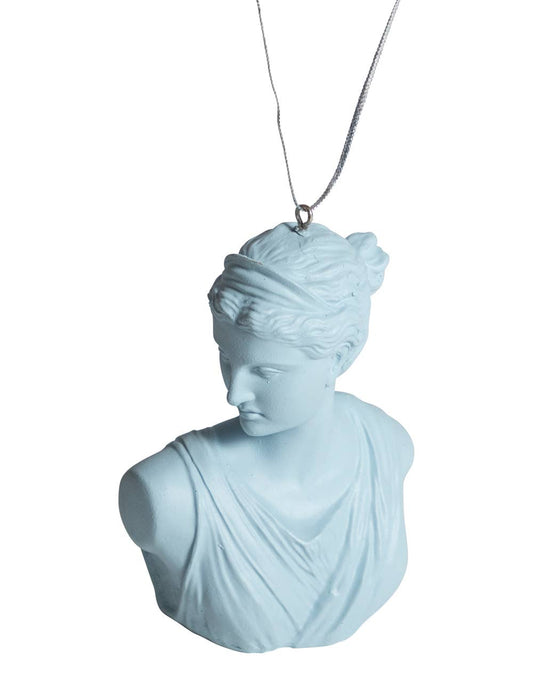 Blue Artemis Bust Hanging Decoration