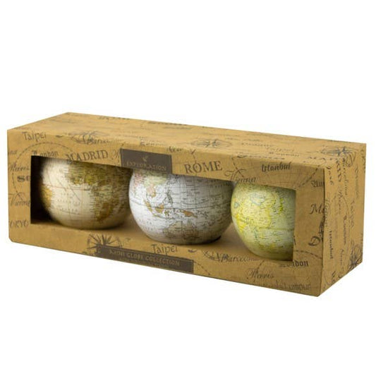 Exploration Globe - Set of 3
