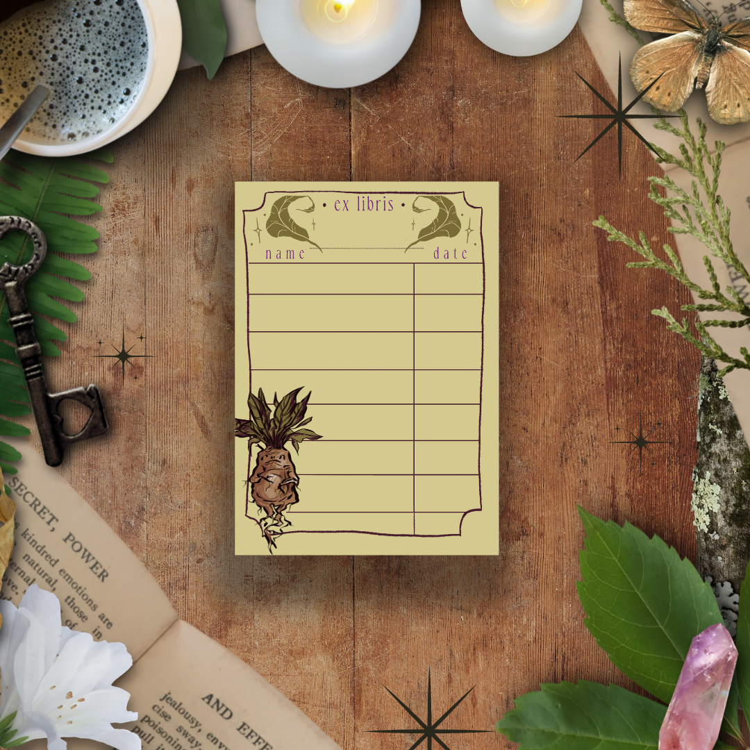 Mandrake Library Card Set