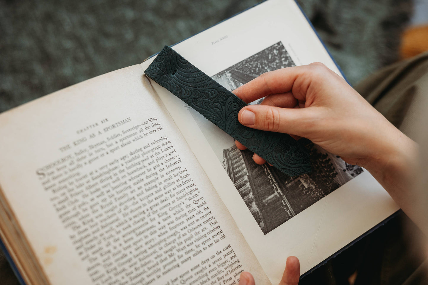 Botanical Leather Bookmarks