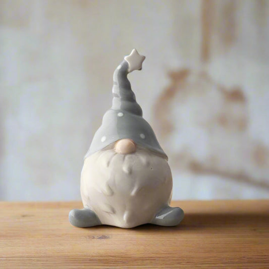 Grey Gonk Ornament W/Star  - 10cm
