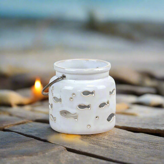Cut out Fish Candle Cup Holder