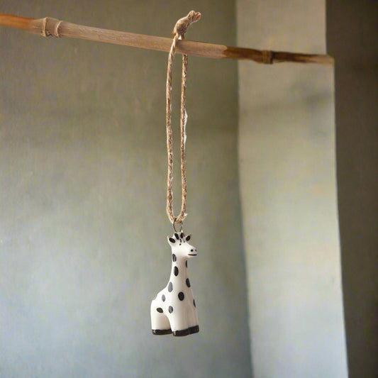 Porcelain Giraffe Hanging Decoration