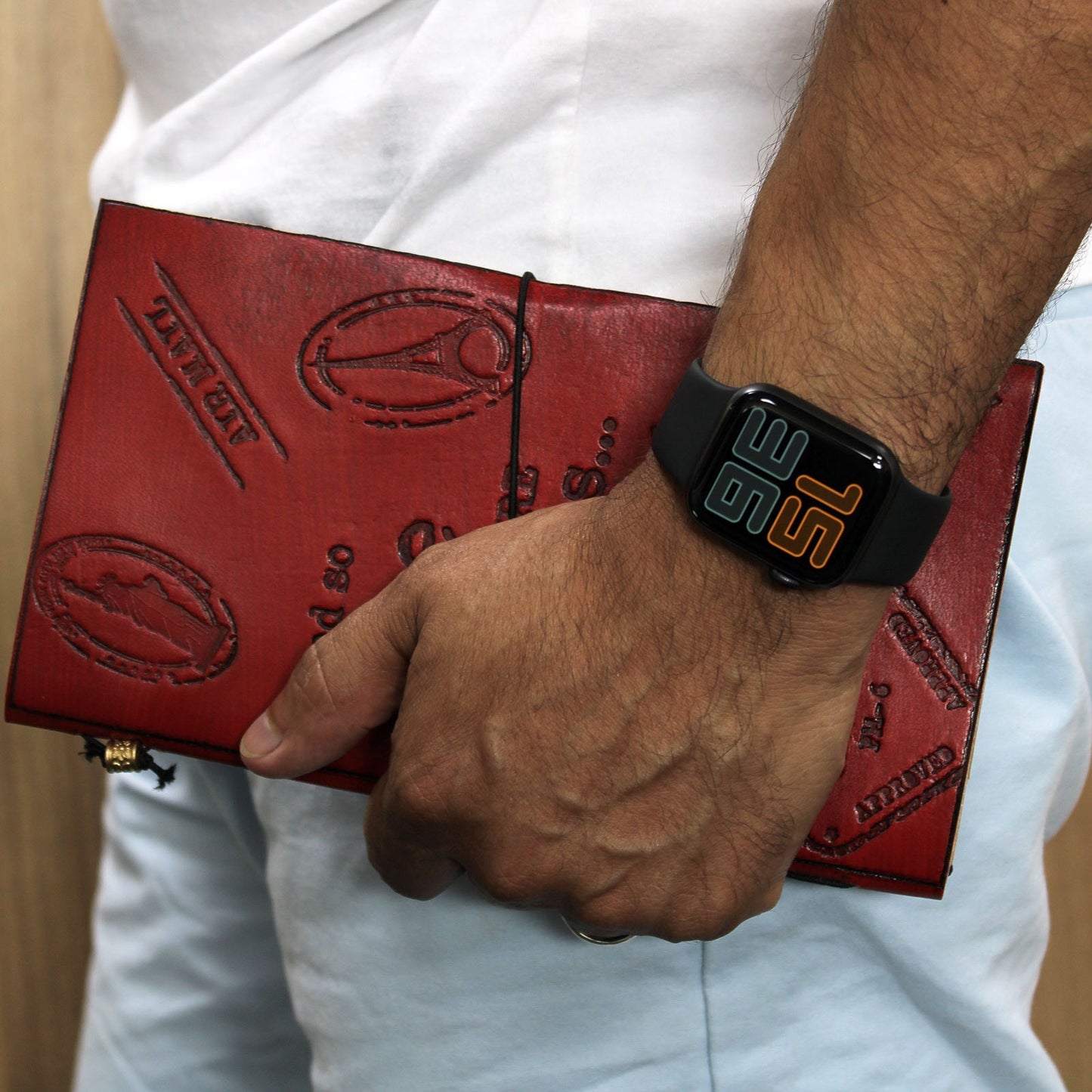 Handmade Leather Journal - If a Story is in You - black