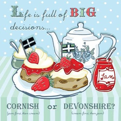 Life is Full of Big Decisions Greeting Card - Locally designed and crafted square blank greeting card, Eco-friendly Cornish produced gift